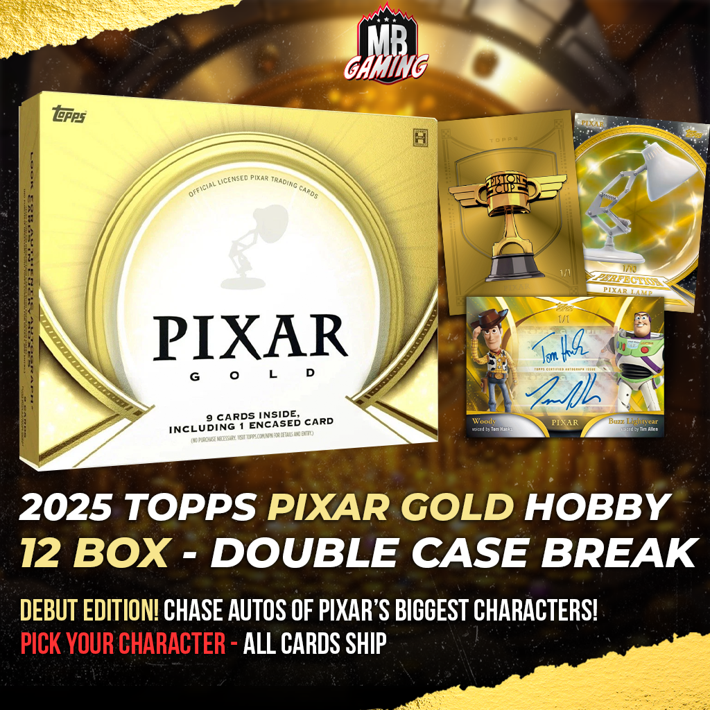 2025 Topps Chrome Pixar Gold Hobby - Pick Your Character - 2 Case Break
