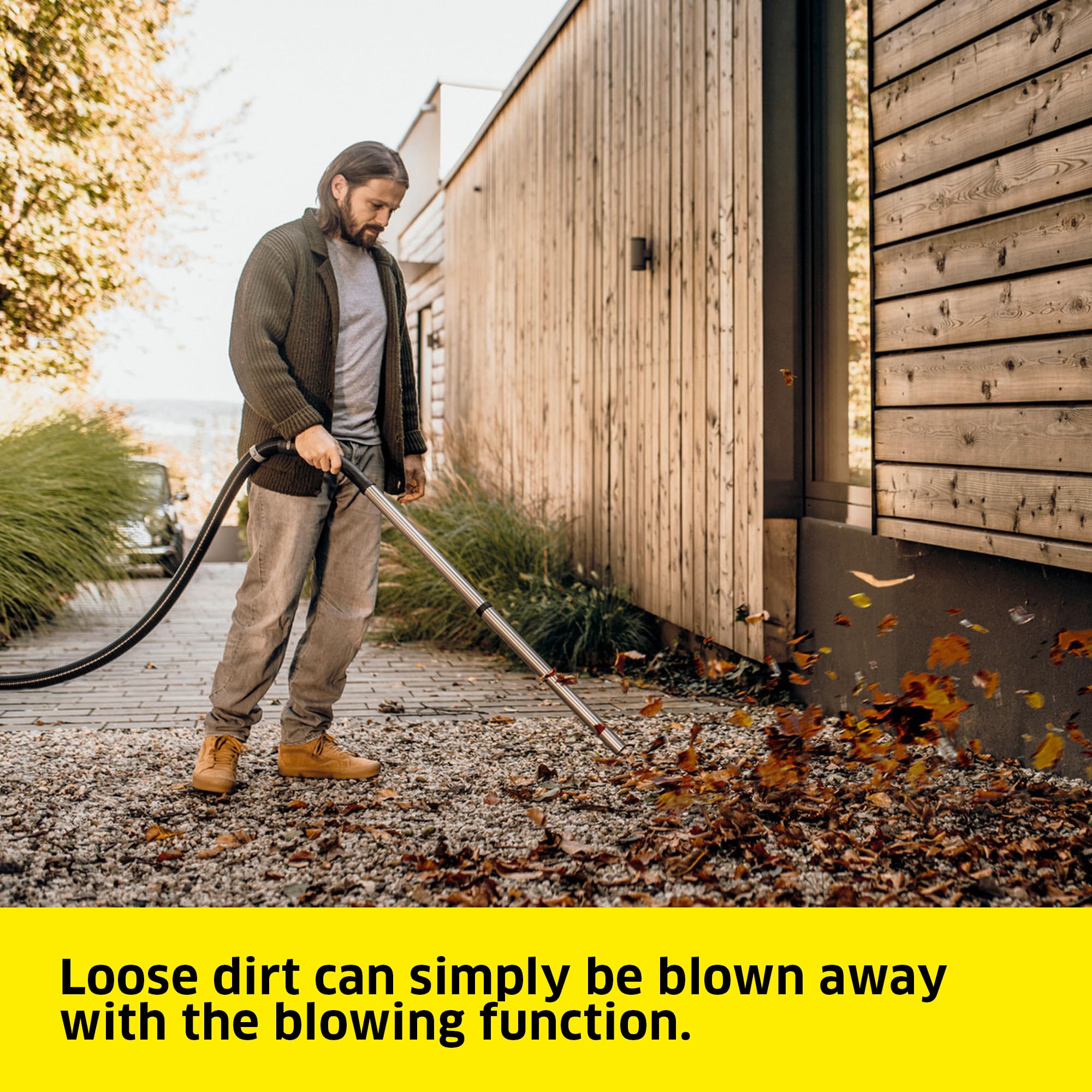 Kärcher Wet and Dry vacuum cleaner WD 6 P Premium, blower function, 1,300 W, stainless steel container