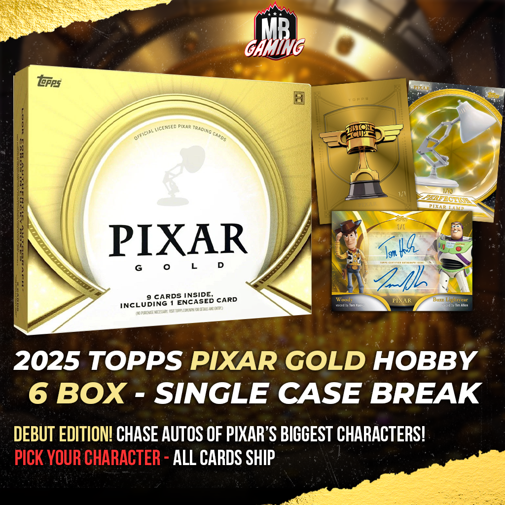 2025 Topps Chrome Pixar Gold Hobby - Pick Your Character - 1 Case Break