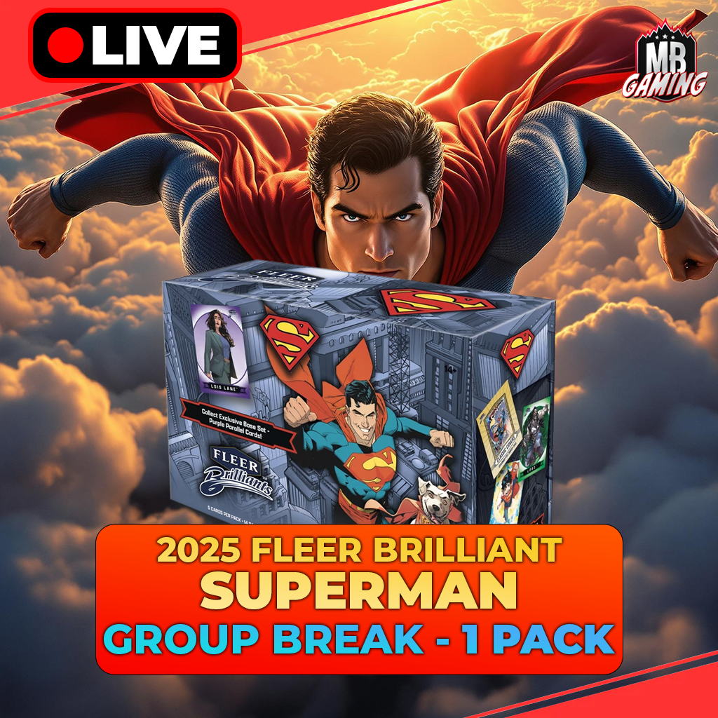 2025 Fleer Brilliants Superman Retail Mega Box