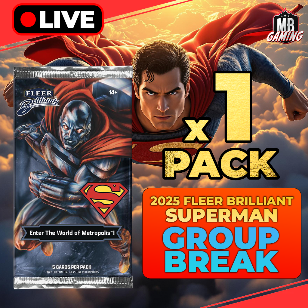 2025 Fleer Brilliants Superman Retail Mega Box